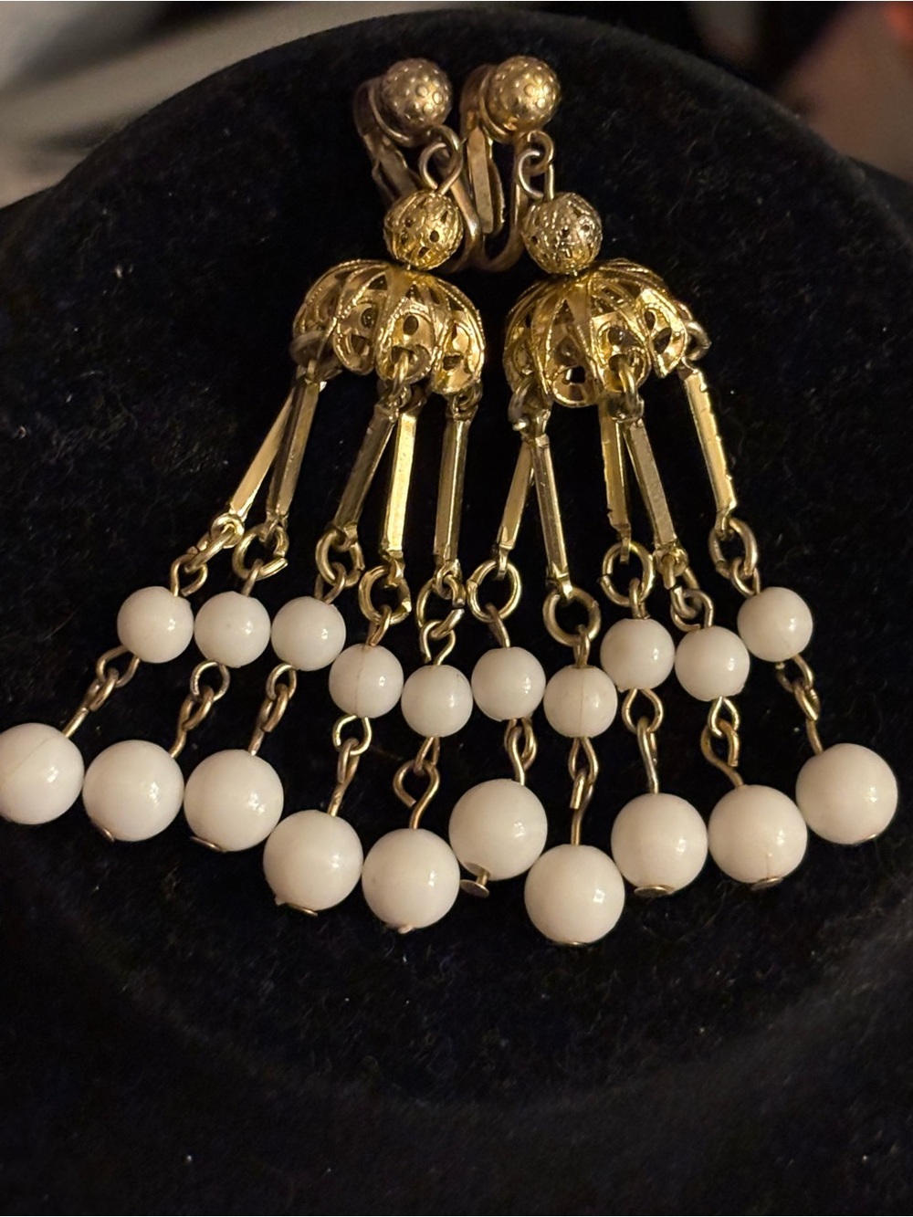 1950s-70s Pearl Chandeliers